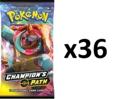 Pokemon Champion's Path Booster Pack Lot - 36ct